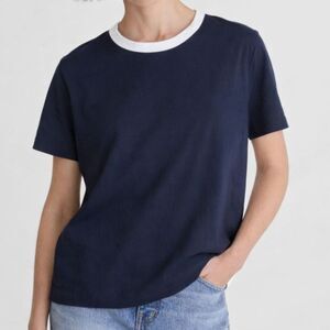 Madewell The Perfect Crewneck Tee Allday Jersey XS | Modern Uniform Minimalist